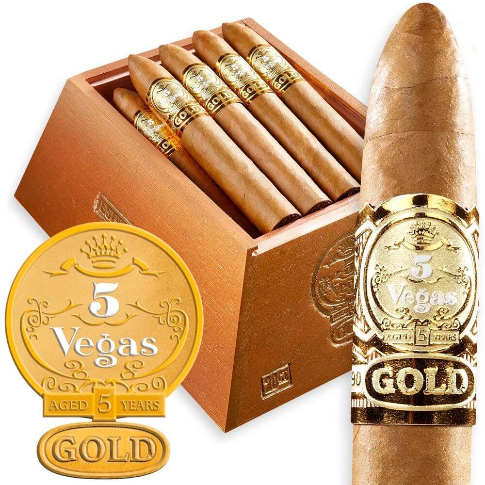 5 Vegas Gold Torpedo Cuban Lou's Cigar Company